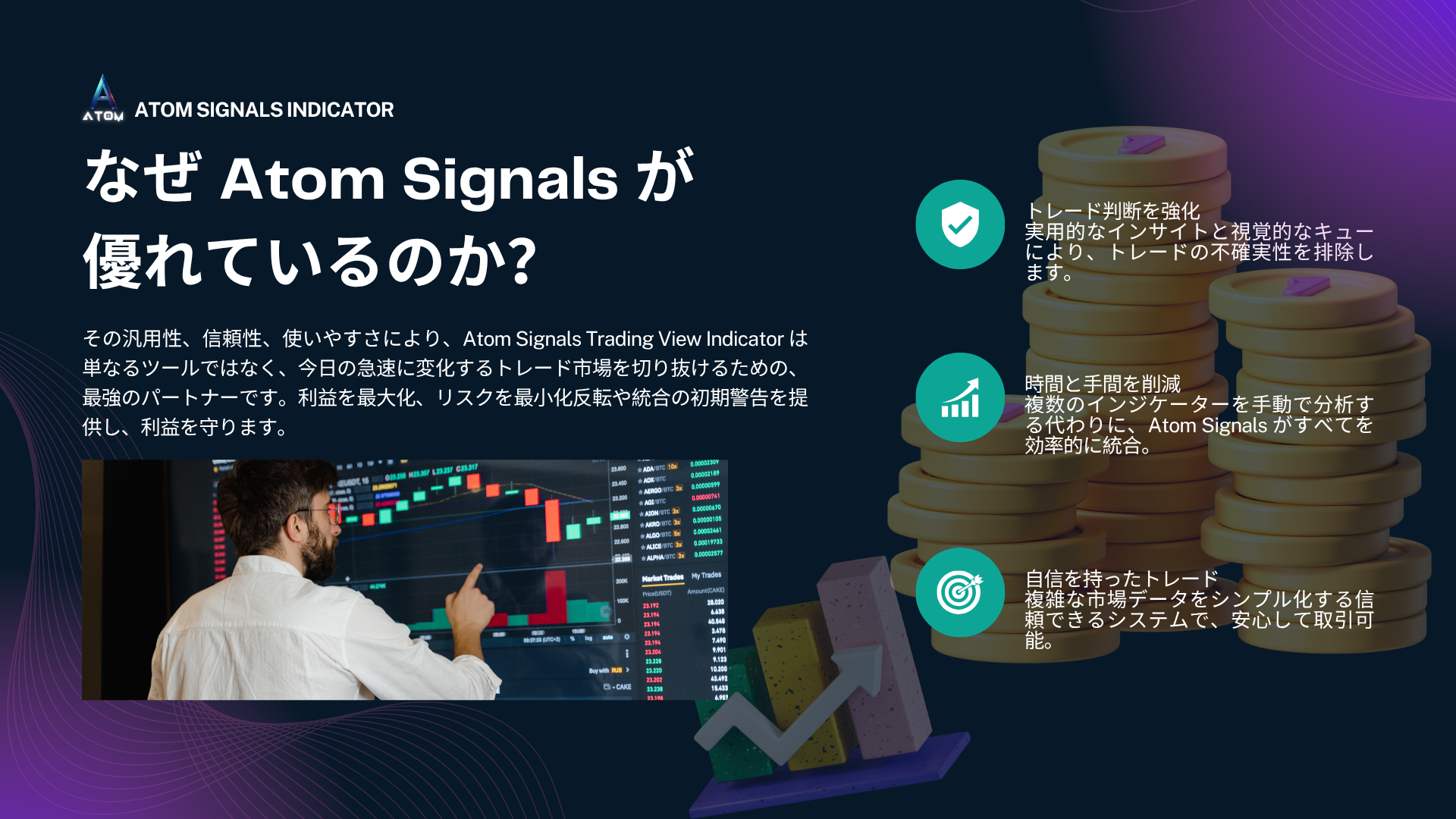🌌 ATOM SIGNAL自動EA　トレーディングビューインジケータ